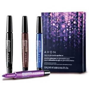 New in Box Avon mini eyeliner set